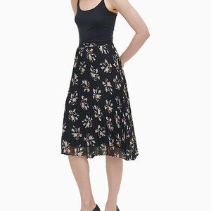 Calvin Klein Floral Midi Skirt